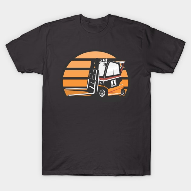 Speeding forklift. T-Shirt by Ekenepeken